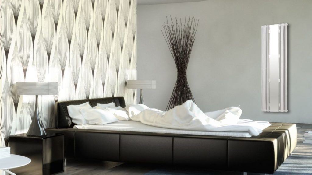 Декоративный радиатор в спальне