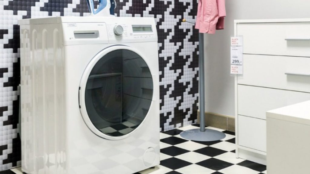 Современная стиральная машина. Посмотрите, какие функции у него есть