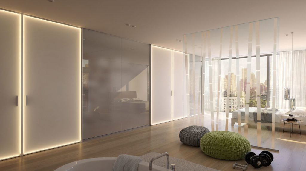 Современные гардеробы и двери