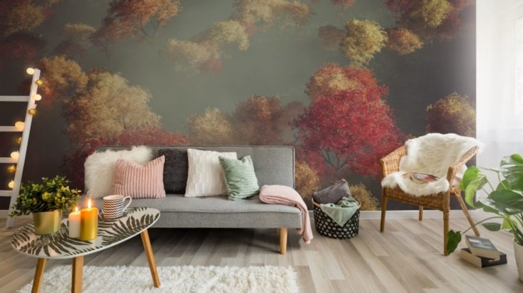 Идея осеннего фотообоя