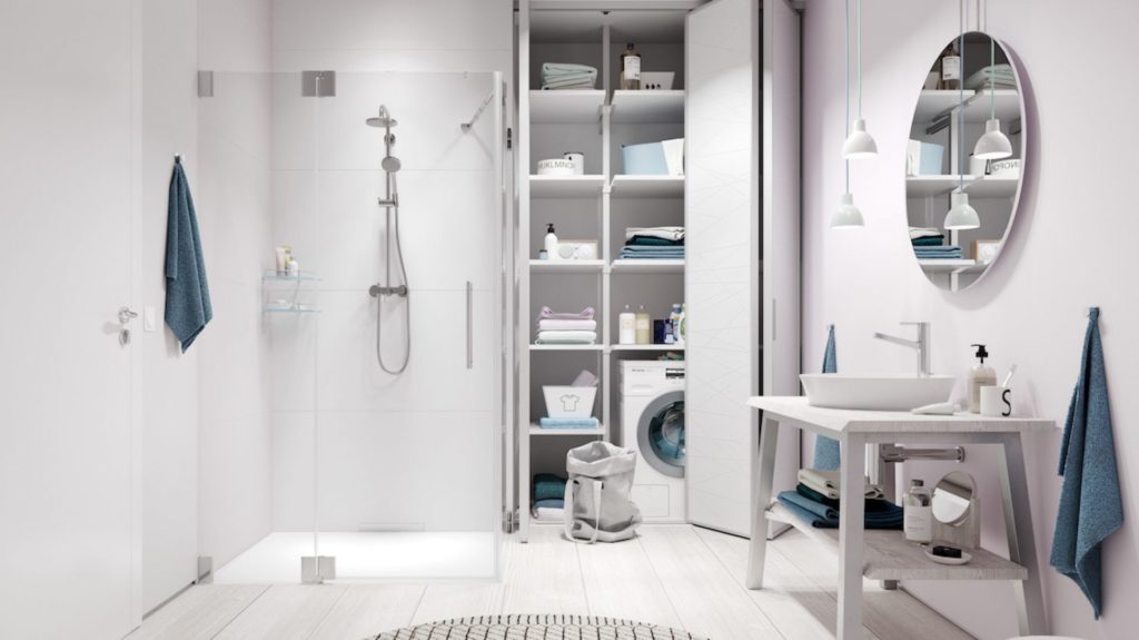 Складные двери для небольших помещений