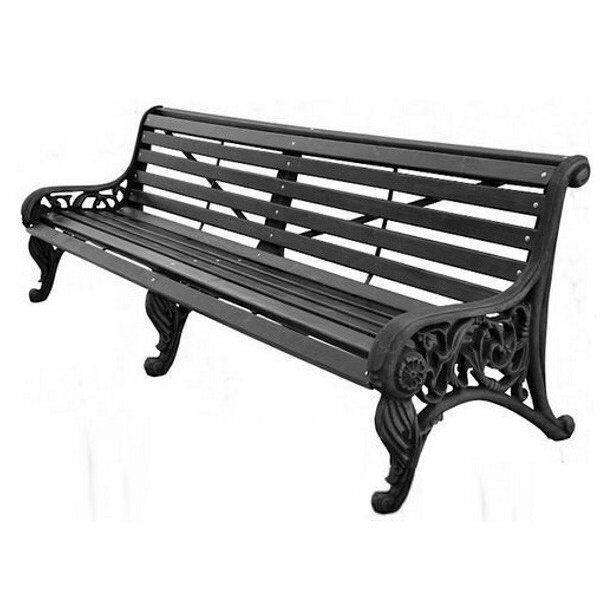 Преимущества уличных скамеек из чугуна